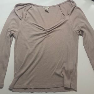 Forever 21 Long Sleeve Crop Top